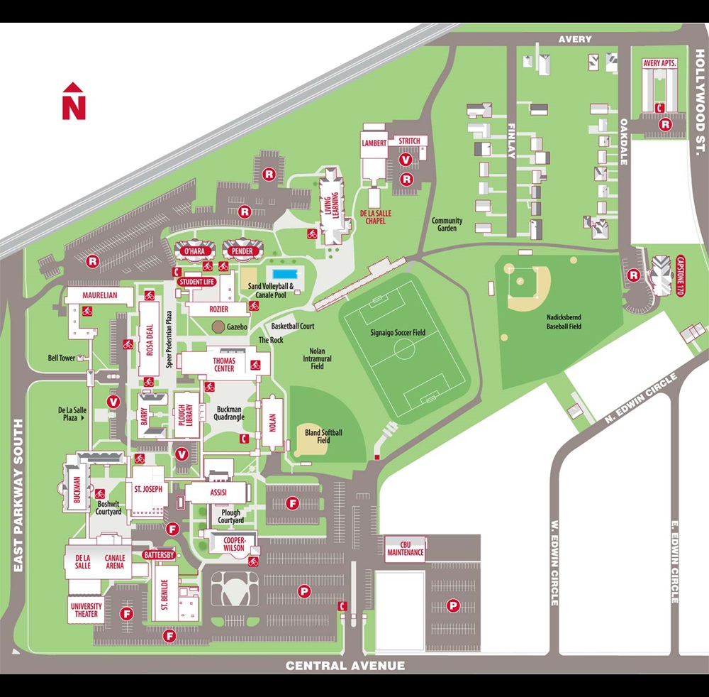 Christian Brothers University - Campus Map