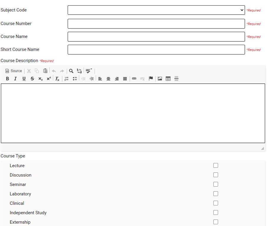 Image of fields on the form