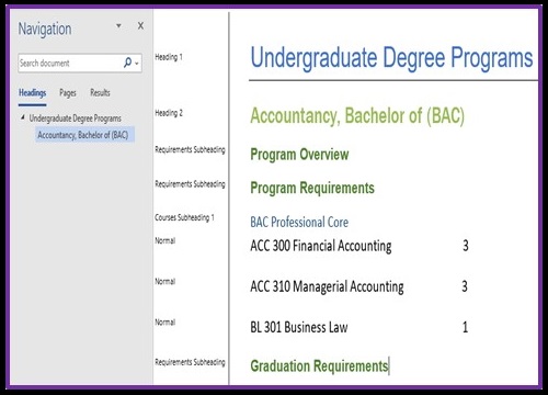 Tabular Styling Image