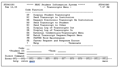 Student Information System